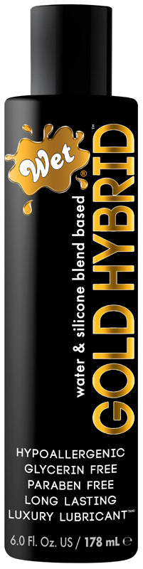 WET Gold Hybrid Water Silicone Blend Lubricant