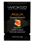 Wicked Sensual Aqua Sweet Peach Flavoured Lubricant