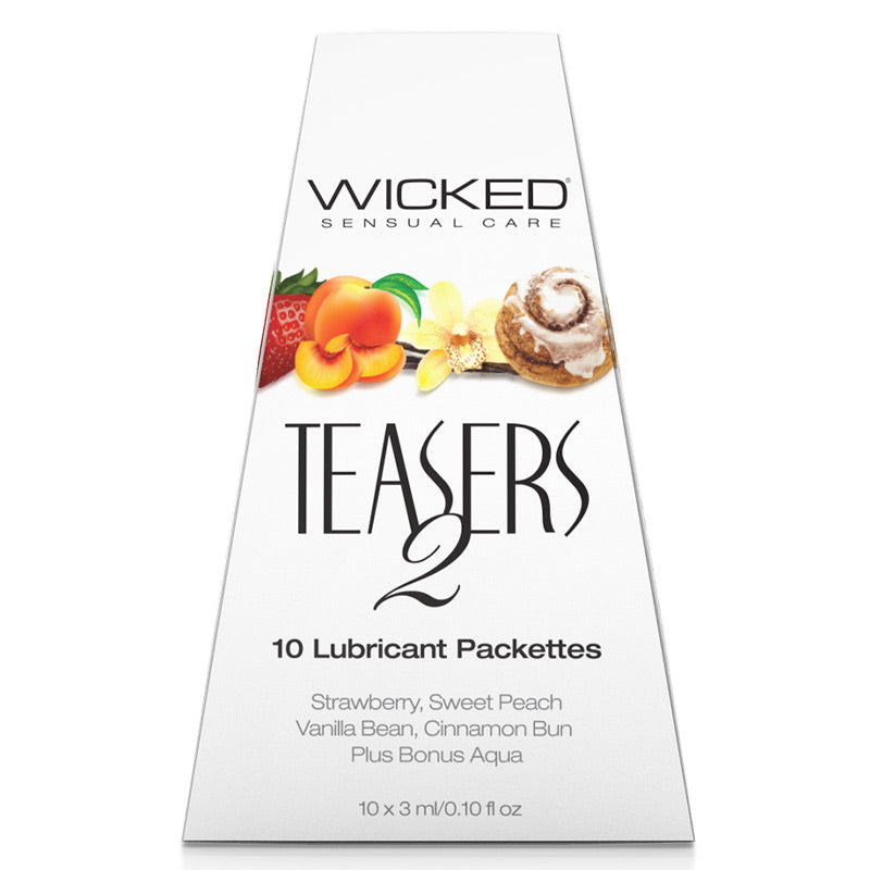 Wicked Sensual Teasers 2 Flavoured Lubricant