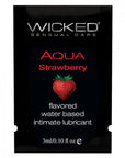 Wicked Sensual Aqua Strawberry Flavoured Lubricant