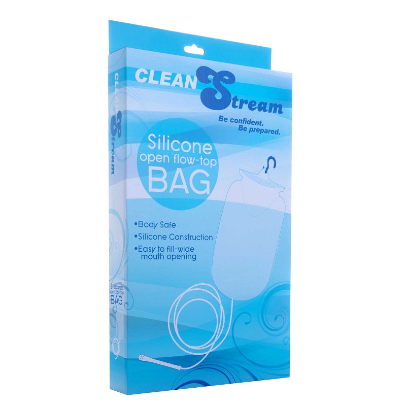 Silicone Open Flow-Top Enema Bag System