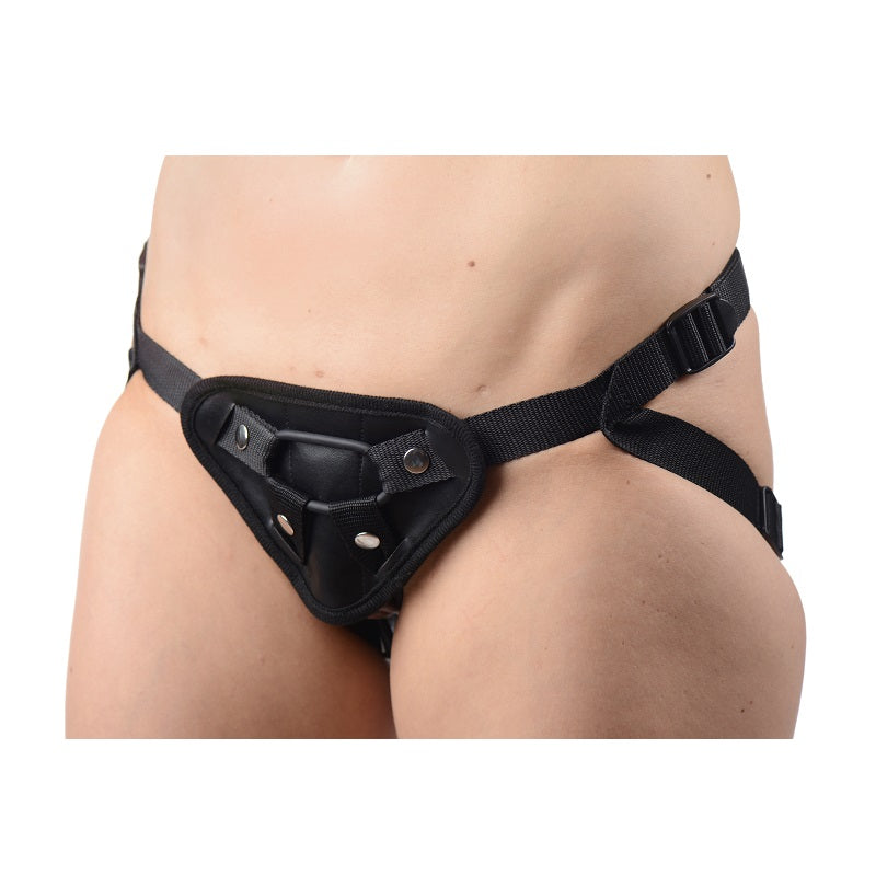 Sutra Fleece Lined Strap-On With Bullet Pocket
