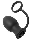 Bomber Vibrating Silicone Anal Plug with Cock Ring
