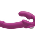 Evoke Vibrating Strapless Silicone Strap On Dildo