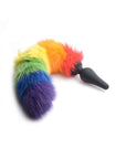 Rainbow Tail Silicone Butt Plug