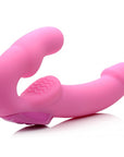 Silicone Strapless Strap On With Remote