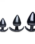 Triple Spades 3 Piece Anal Plug Set