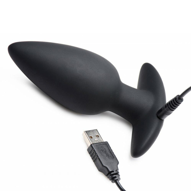 Whipserz Voice Activated 10X Vibrating Butt Plug with Remote Control