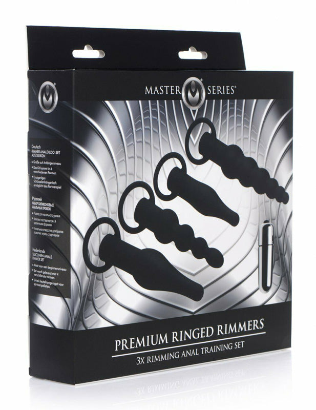 Premium Ringed Rimmers 3x Rimming Anal Training Set