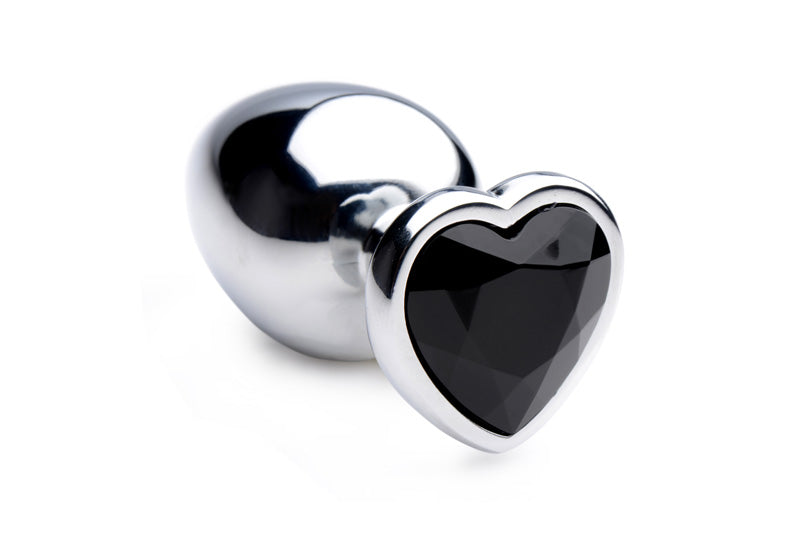 Black Heart Gem Anal Plug