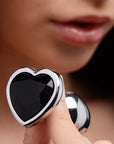 Black Heart Gem Anal Plug