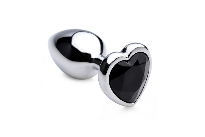 Black Heart Gem Anal Plug