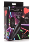 Laser Heart Large Anal Plug With Remote Control