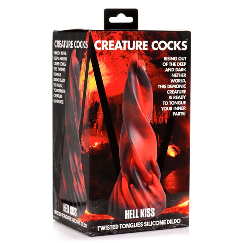 Creature Cocks Hell Kiss Twisted Tongues Dildo