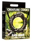 Black Caiman Silicone Cock Ring