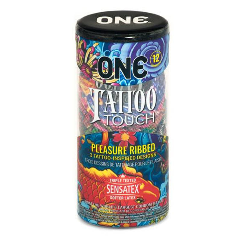 ONE Tattoo Touch Ribbed 12Pk